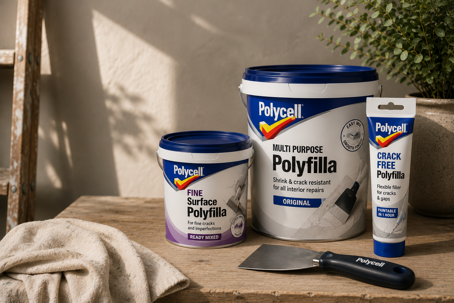 Polycell products available from Alltype